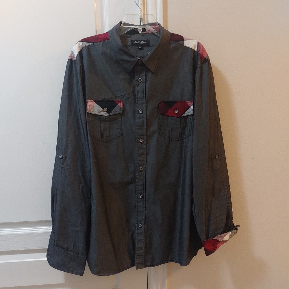 Eighty-eight Platinum Men's button-down Longsleeve Shirt Size XXL
